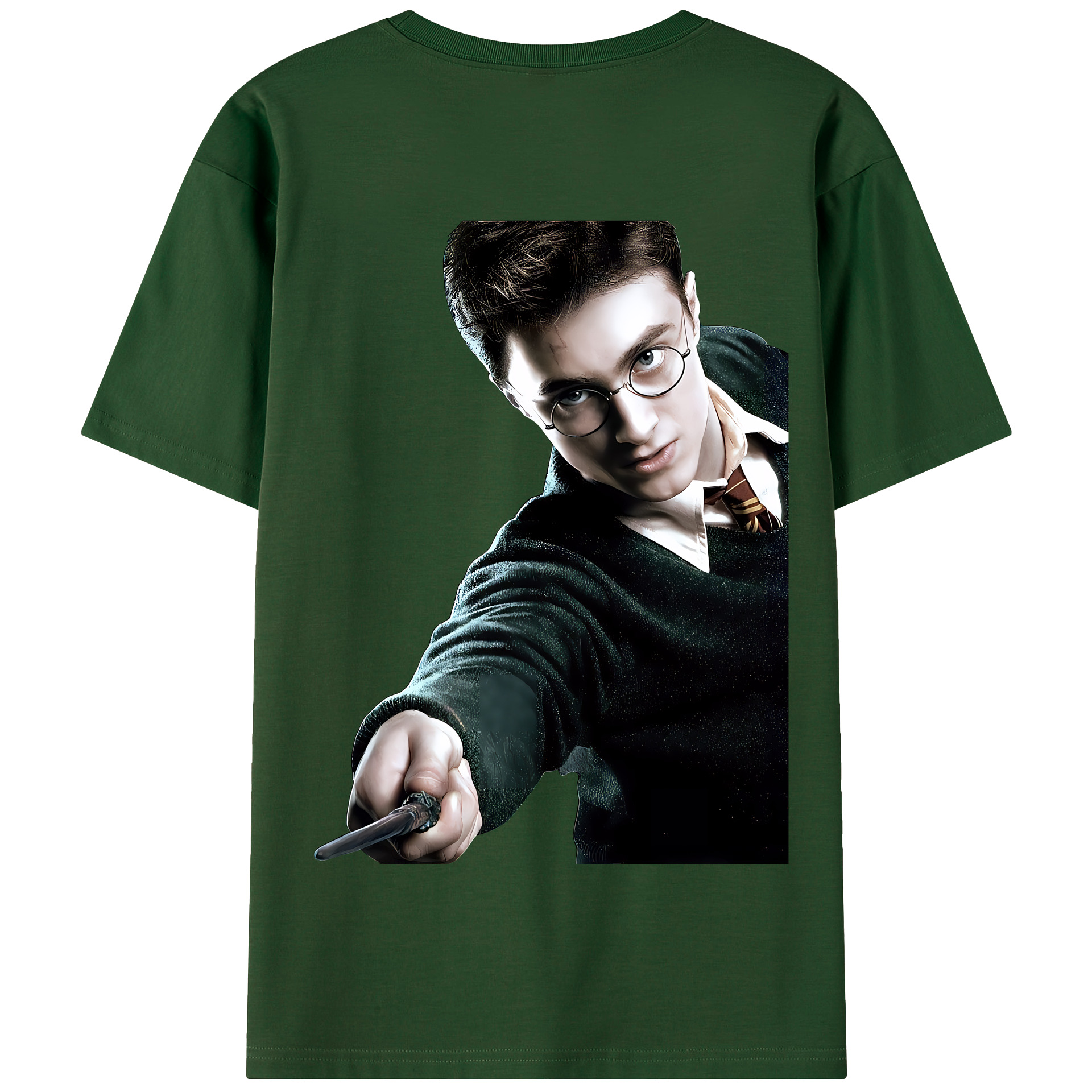 （画像用） Harry Potter ハリー・ポッターシリーズ 綿100％半袖Tシャツ（背面プリント）